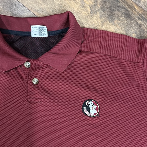 COLUMBIA FSU Seminoles Polo, Size L, EUC - Picture 2 of 5